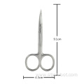 Customized Logo Stainless Steel Beauty Scissors Hairdressing Trimming Scissors Eyelash Scissors